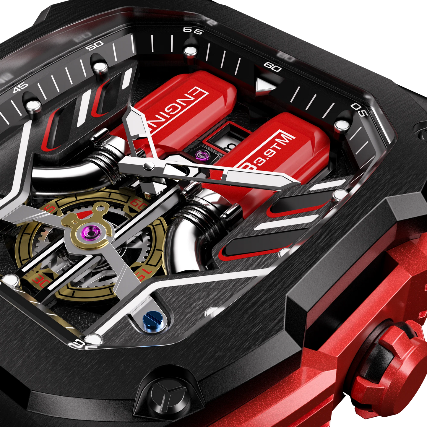 Cavallo V8™ — The Original Engine Watch